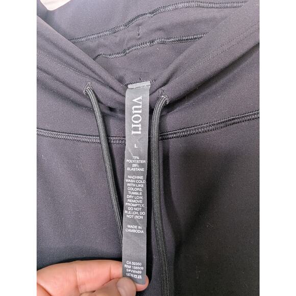 Vuori Daily Wide Leg Pants Women's Black Athleisure Soft L - Picture 3 of 4